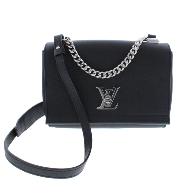 Louis Vuitton Lock Me 2 BB Noir Black 2way Shoulder Bag - Picture 1 of 6